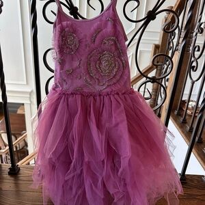 Ooh! La, La! Couture Pink and Purple Girls Tulle Dress